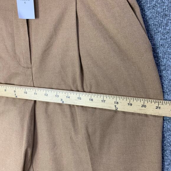 NEW LOFT The Peyton Trouser Women's Size 6 Wide Leg Pants Pleated - Picture 6 of 11